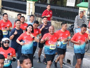 Meriahnya Lari 7,9K Road To Riau Bhayangkara Run: Dari Pekanbaru sampai Dumai