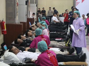 Sambut Hari Bhayangkara Ke-79, Polda Bali Gelar Donor Darah