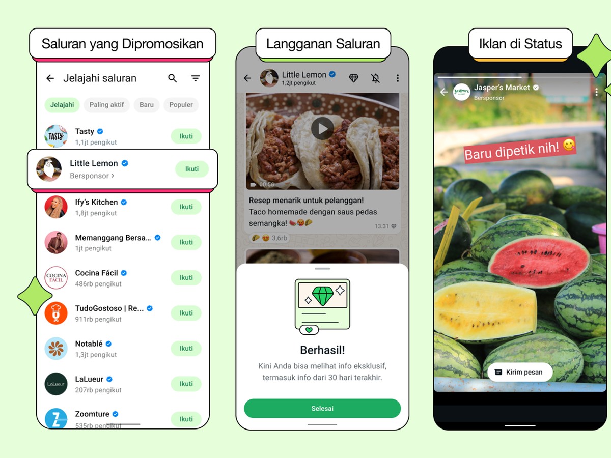 WhatsApp Resmi Hadirkan Iklan di Status dan Fitur Baru untuk Bisnis
