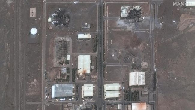 Penampakan Satelit Fasilitas Nuklir Iran Usai Dibombardir Israel