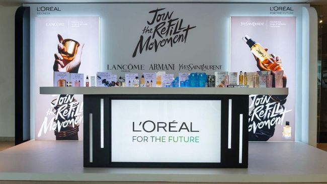L'Oreal Luncurkan Gerakan Refill, Skincare hingga Sampo Bisa Isi Ulang