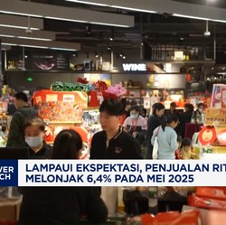 Video: Lampaui Ekspektasi, Penjualan Ritel China di Mei Melonjak 6,4%