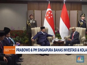  Prabowo & PM Singapura Bahas Investasi & Kolaborasi Ekonomi
