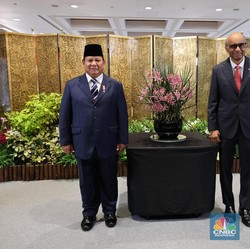Temui Presiden Tharman, Prabowo Beri Nama Anggrek Dora Sigar Soemitro