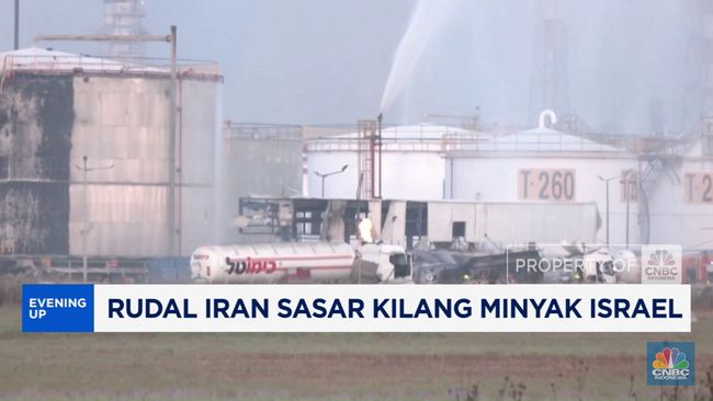 Video: Rudal Iran Sasar Kilang Minyak Israel