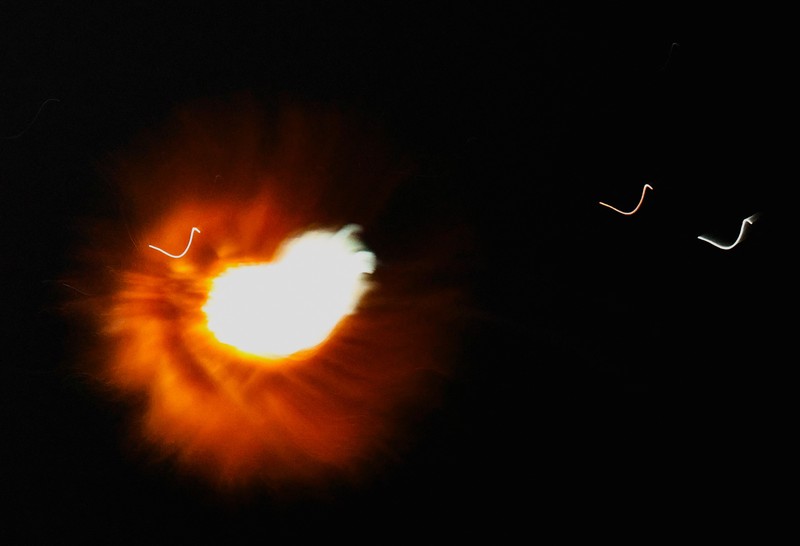 Rudal yang diluncurkan dari Iran dicegat seperti yang terlihat dari Ashkelon, Israel, 15 Juni 2025. (REUTERS/Amir Cohen)