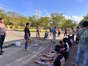 Tawuran Remaja Geng Motor di Jambi, 4 Terluka-20 Orang Diamankan