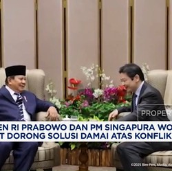 Video: RI & Singapura Sepakat Dorong Solusi Damai Atas Konflik Global