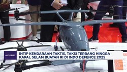 Video: Intip Taksi Terbang-Kapal Selam Buatan RI di Indo Defence 2025