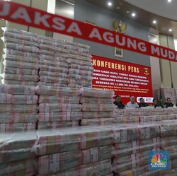 Penampakan Uang Rp 11,8 T Hasil Sitaan Kasus Ekspor CPO Wilmar