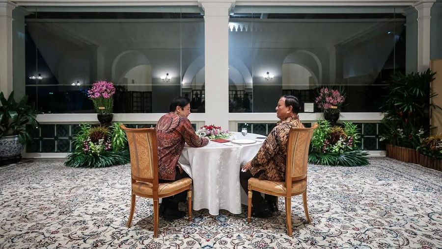 Presiden Prabowo Subianto menghadiri jamuan makan malam atas undangan Perdana Menteri Republik Singapura, Lawrence Wong. (Instagram/presidenrepublikindonesia)