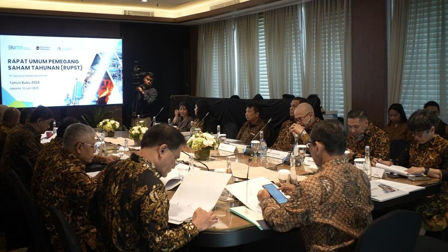 RUPST PT Inalum terkait kinerja tahun buku 2024, 12 Juni 2025. (Dok. PT Inalum)