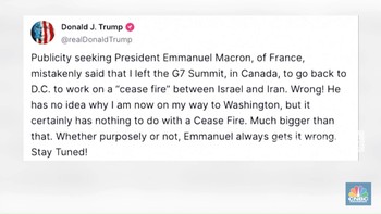 Video: Trump Sindir Macron Soal Tinggalkan G7 Lebih Awal