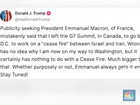 Video: Trump Sindir Macron Soal Tinggalkan G7 Lebih Awal