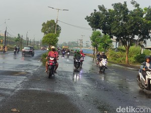Banjir Surut, Jalan Raya Porong Lama Sidoarjo Kembali Dibuka