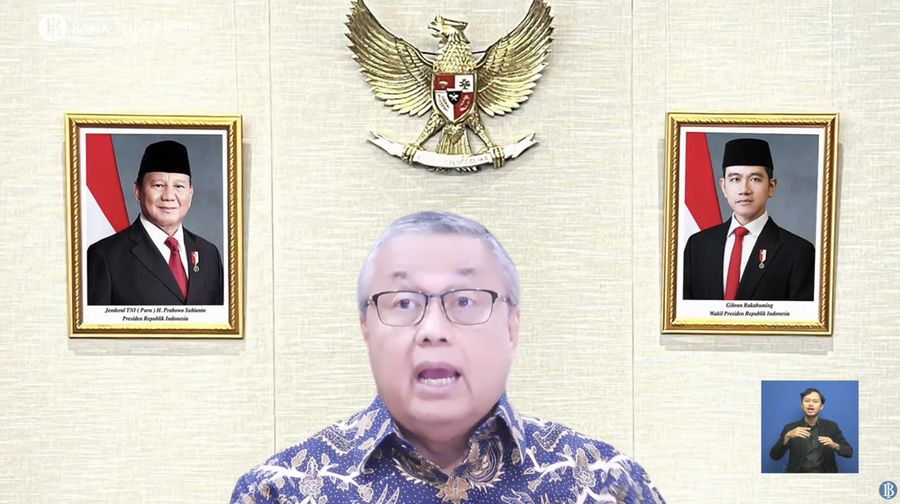 Gubernur Bank Indonesia, Perry Warjiyo saat menyampaikan Hasil Rapat Dewan Gubernur Bulan Juni 2025. (Tangkapan Layar Youtube/Bank Indonesia)