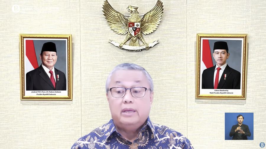 Gubernur Bank Indonesia, Perry Warjiyo saat menyampaikan Hasil Rapat Dewan Gubernur Bulan Juni 2025. (Tangkapan Layar Youtube/Bank Indonesia)