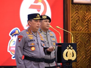 Kapolri Pimpin Upacara Pemuliaan Nilai-Nilai Tribrata Peringati HUT ke-79 Bhayangkara