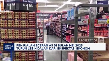 Video: Penjualan Eceran AS di Mei 2025 Turun Dalam dari Ekspektasi