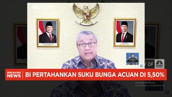 Video: Perry Warjiyo Putuskan BI Rate Tetap 5,50%