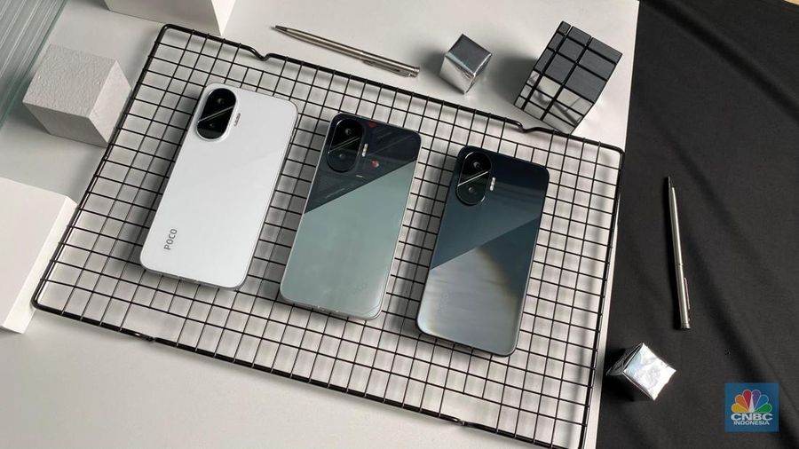 Poco F7. (CNBC Indonesia/Novina)