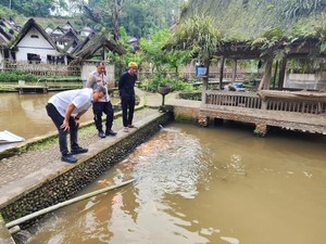 Polisi Usut Penyebab Ikan Udikan Mati Massal di Kampung Naga Tasik