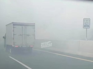 Viral Truk Keluarkan Asap Pekat di Tol Ungaran-Banyumanik, Ini Kata Polisi