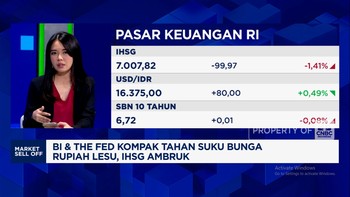 Video: BI & The Fed Tahan Suku Bunga, IHSG Melemah Lebih Dari 1%