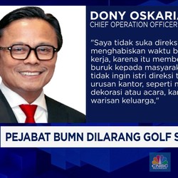 Video: Dony Oskaria Larang Pejabat BUMN Main Golf