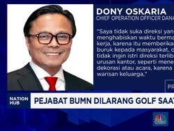 Video: Dony Oskaria Larang Pejabat BUMN Main Golf