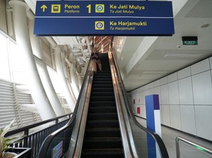 Eskalator di 3 Stasiun LRT Jabodebek Diperbaiki, Ini Daftarnya