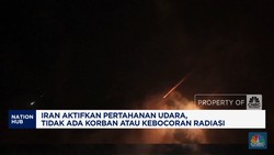 Video: Iran Aktifkan Pertahanan Udara, Sebut Tak Ada Kebocoran Radiasi