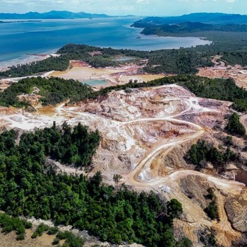 Jadi Korban Tambang Ilegal, Pulau Cantik di Karimun Botak-Pantai Rusak