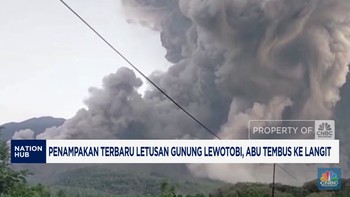 Video:Penampakan Terbaru Letusan Gunung Lewotobi, Abu Tembus ke Langit