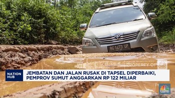 Video: Jembatan dan Jalan Rusak di Tapsel Diperbaiki