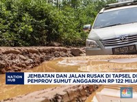 Video: Jembatan dan Jalan Rusak di Tapsel Diperbaiki