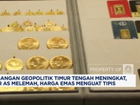 Video: Perang Makin Tegang, Dolar AS Melemah-Harga Emas Menguat Tipis