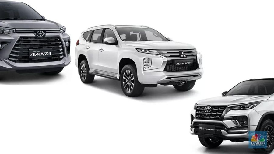 Kolase Avanza-Pajero-Fortuner. (CNBC Indonesia)