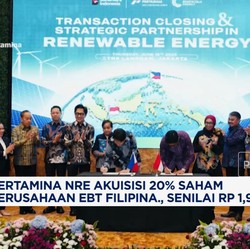 Video: Pertamina NRE Akuisisi 20% Saham Perusahaan EBT Filipina