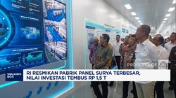 Video: RI Resmikan Pabrik Panel Surya Terbesar, Investasi Rp 1,5 T