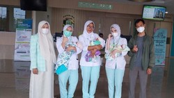 Kejutan untuk Shofa Melahirkan Bayi Kembar Tiga