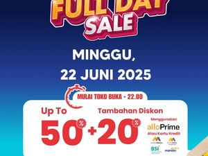 Jangan Lupa! Hari Ini Transmart Full Day Sale, Diskon Melimpah 50% + 20%