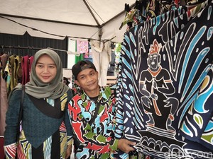 Batik Unik Karya Difabel Ramaikan Pameran UMKM di Bandung