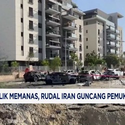 Video: Konflik Memanas, Rudal Iran Guncang Pemukiman Israel