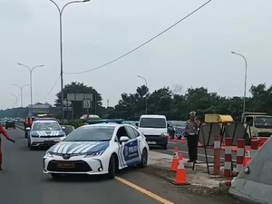 Lalin Mulai Normal, Contraflow Tol Jagorawi Km 13-21 Arah Bogor Dihentikan