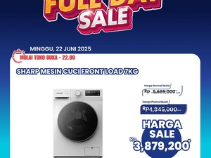 Mesin Cuci Front Load Murah Ada di Transmart Full Day Sale!