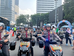 Polda Metro Pastikan Baksos HUT Bhayangkara di CFD Bundaran HI Kondusif