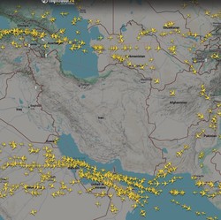 Maskapai Ogah Lewat, Langit Iran-Israel Kosong