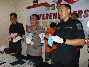 Pria Pengedar Obat Terlarang di Depok Ditangkap, Ribuan Obat Daftar G Disita