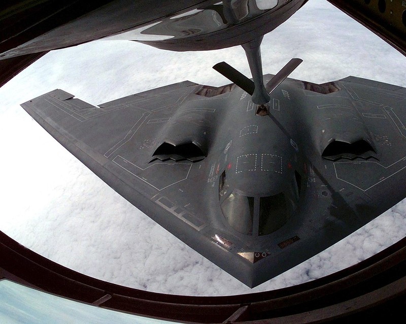Profil Pesawat pengebom B-2 Amerika Serikat (AS). (U.S. Strategic Command)